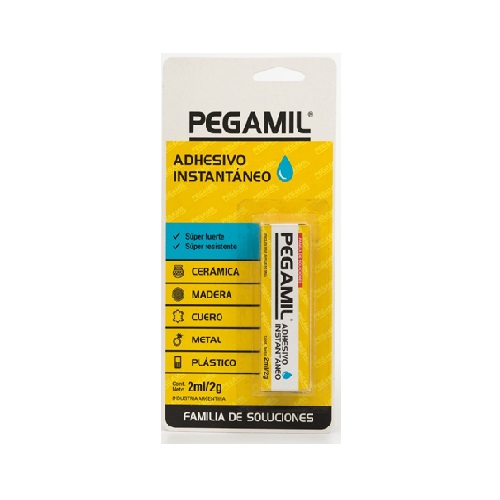 ADHESIVO INSTANTÁNEO PEGAMIL 2 ML.